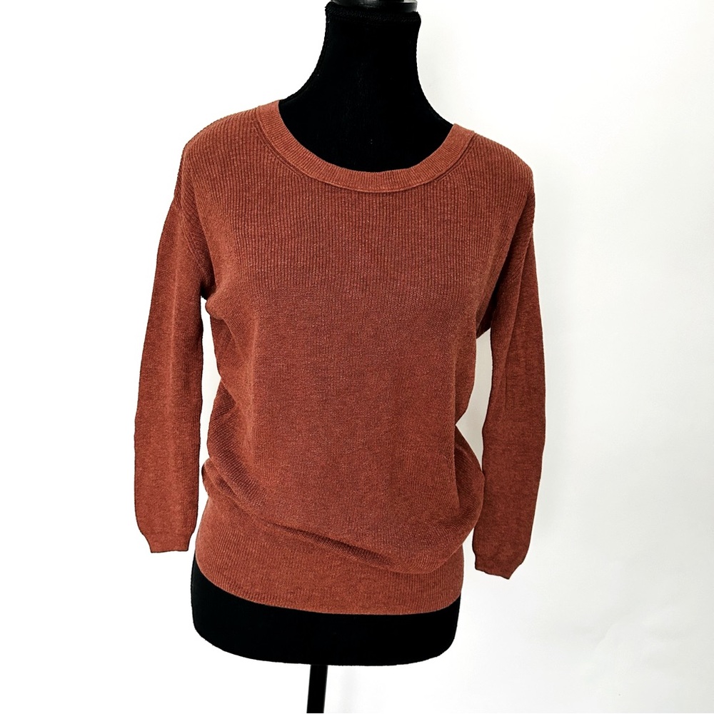 Sz XXS Aritzia WILFRED Balzac Sweater in Rust
